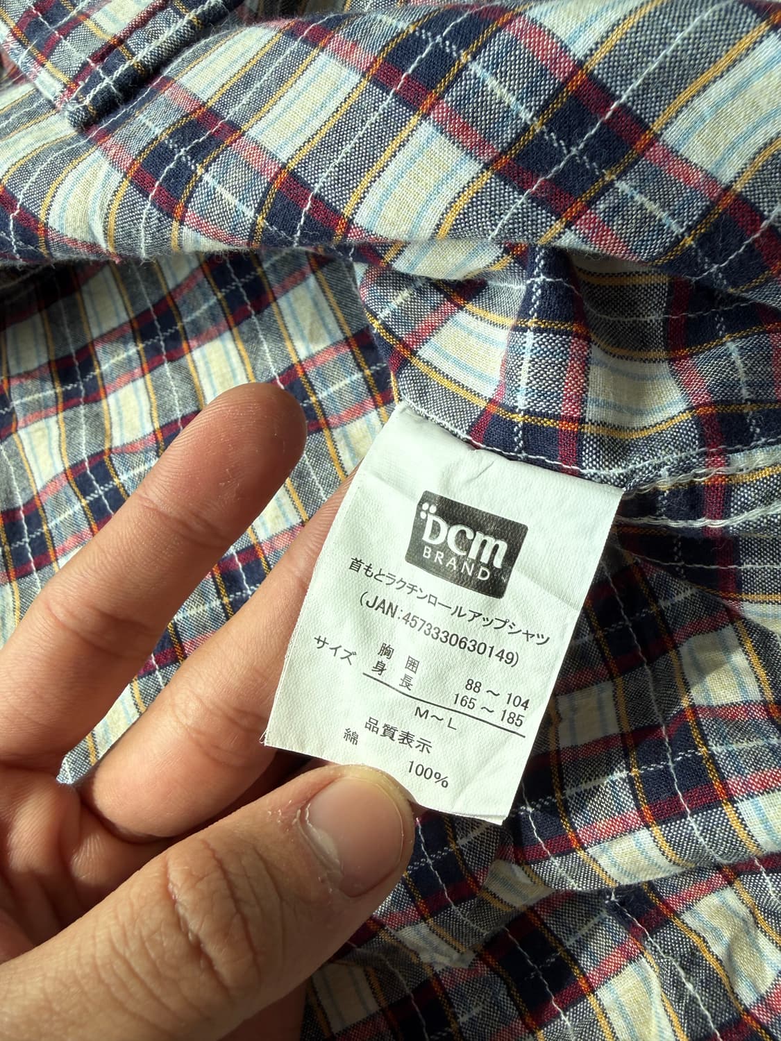 레드 체크 셔츠 상품이미지5