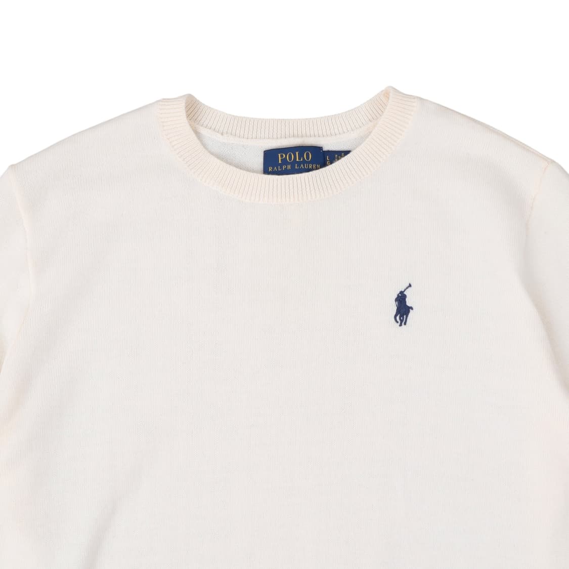 폴로 랄프로렌 아이보리 워셔블 메리노 울 니트 스웨터 상품이미지2