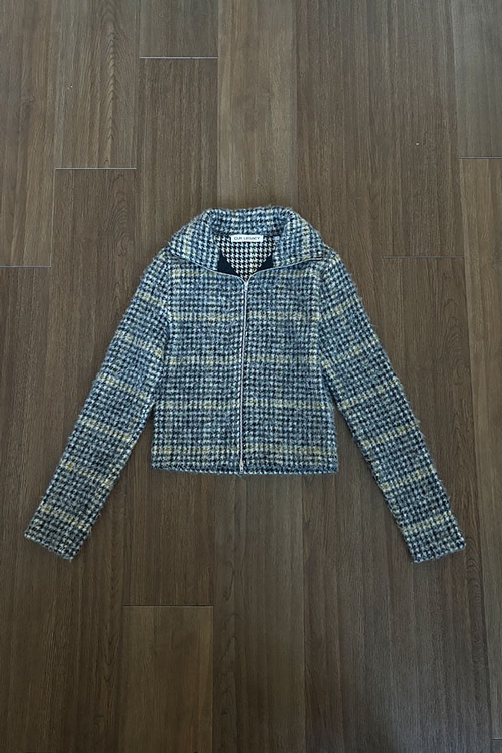 Our Legacy Hound Tooth Check Zip-Up Jack 상품이미지4