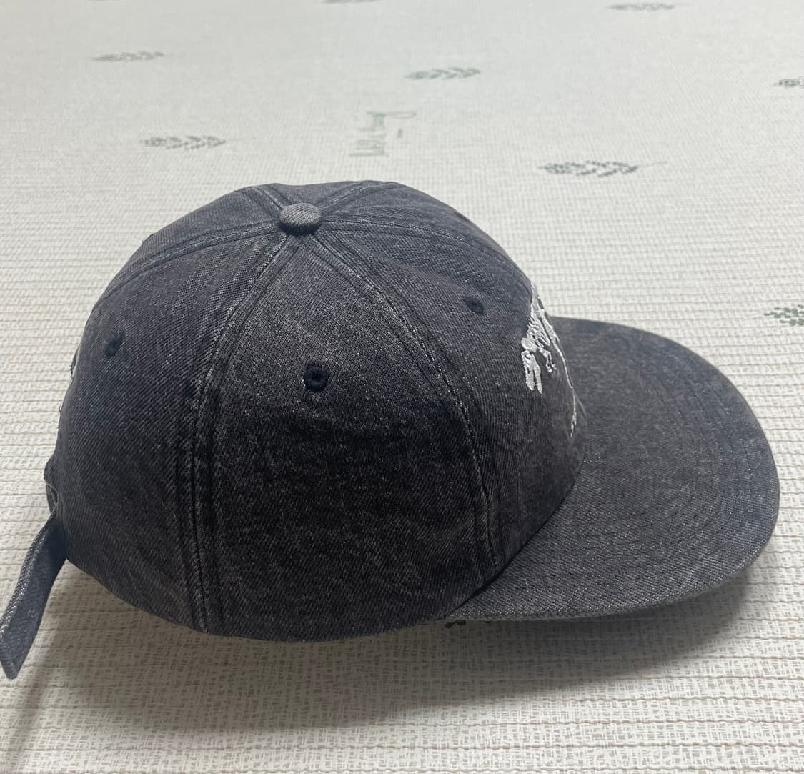 18fw 슈프림 쥬라기 블랙 데님 6패널 볼캡 상품이미지3