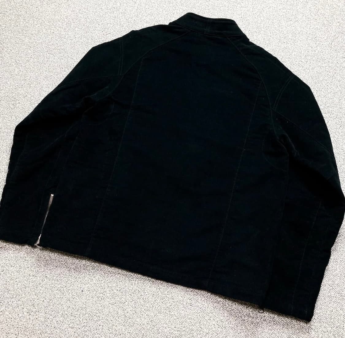 GAP 스웨이드 포인트 퀄팅 누빔 블랙 블루종  상품이미지5