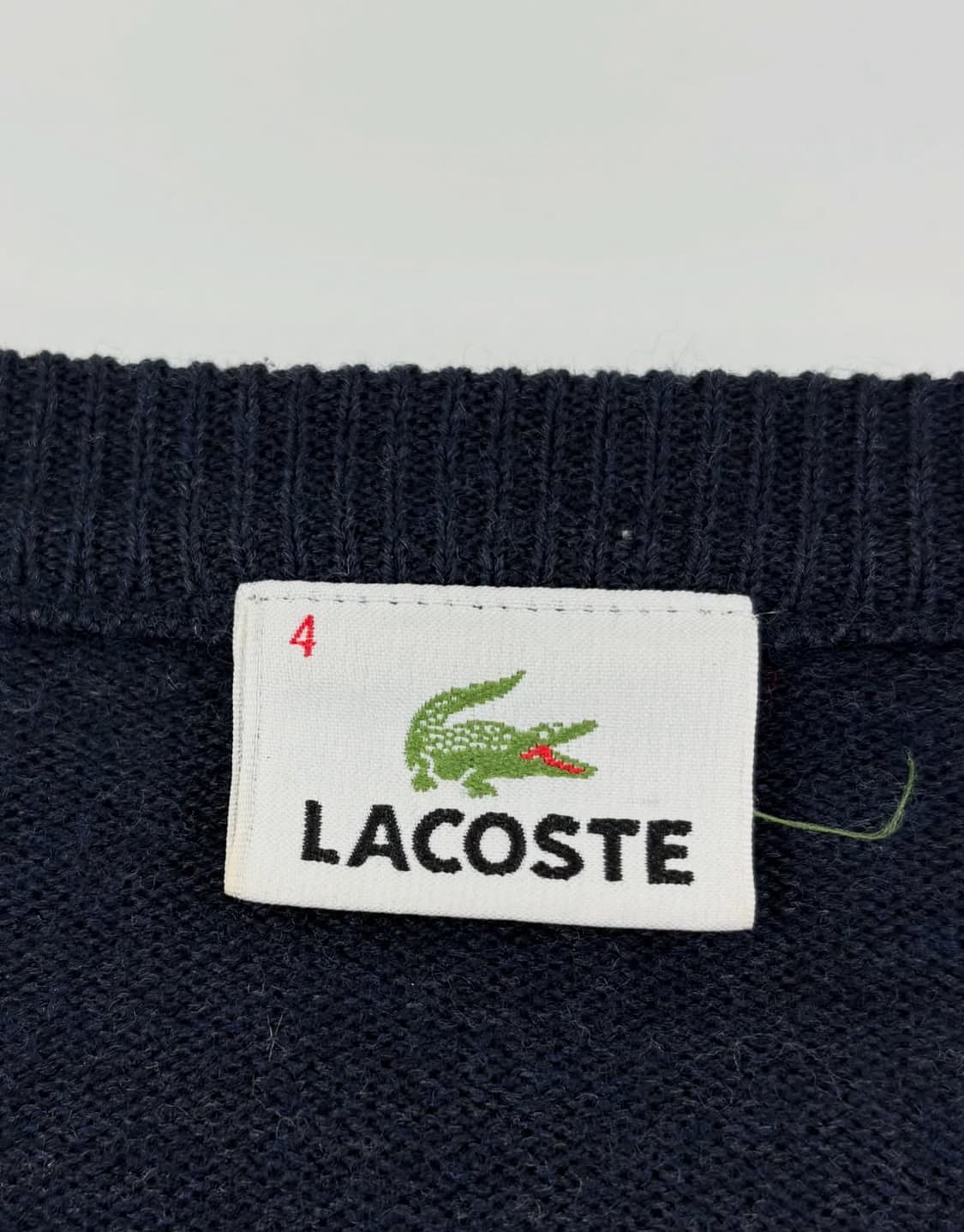 라코스테 아가일패턴 니트 가디건  상품이미지3