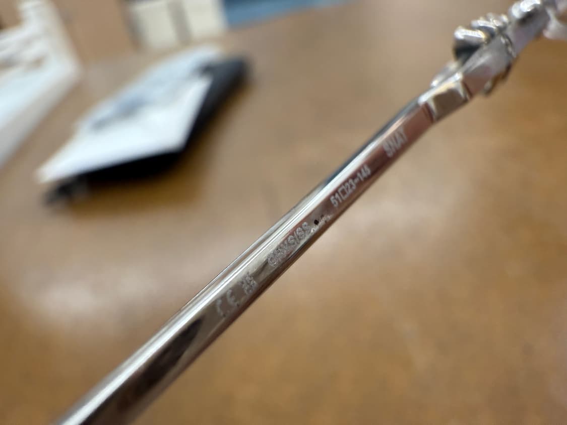 크롬하츠 신상 안경 snat 클리어 색상 팝니다. 보증서 영수증 풀포함 상품이미지8