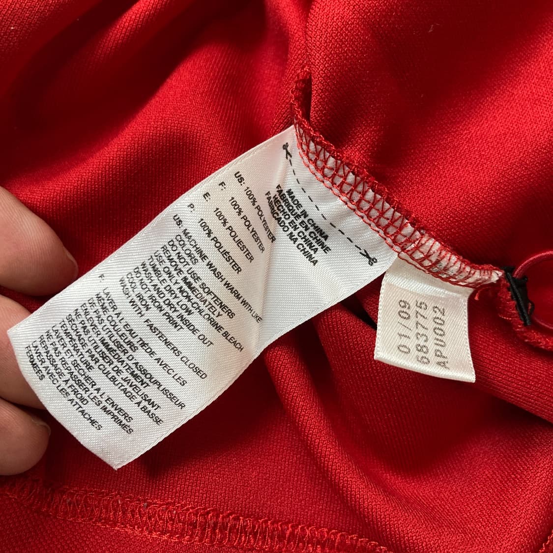 [XL]아디다스 자수 반집업 져지 0281 상품이미지9