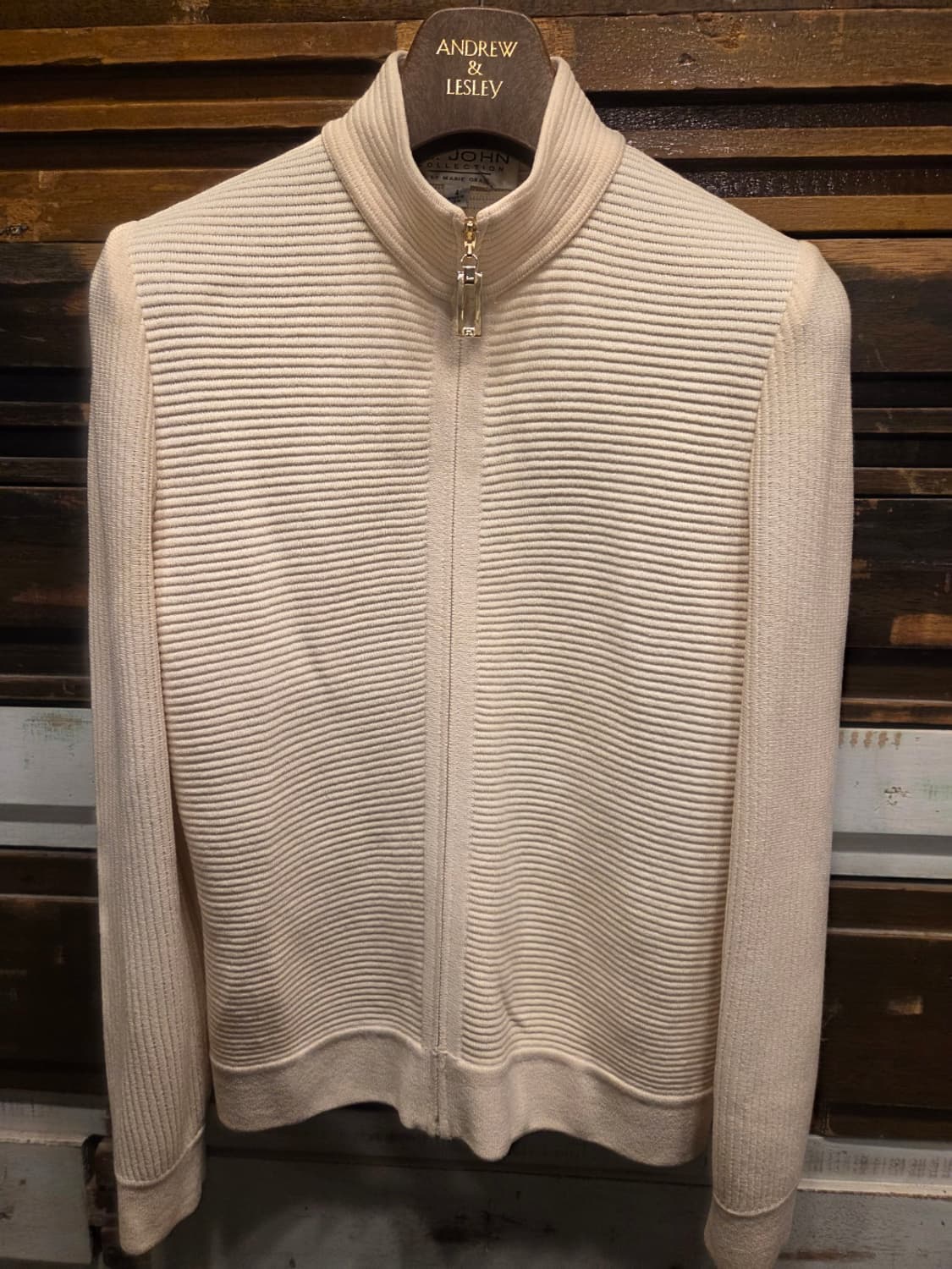 센존 짚업 카디건 상품이미지9