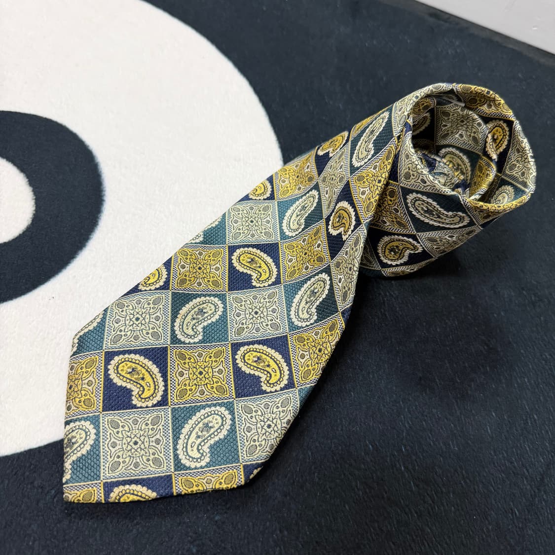 지방시 빈티지 실크 넥타이 (Gold) 상품이미지2