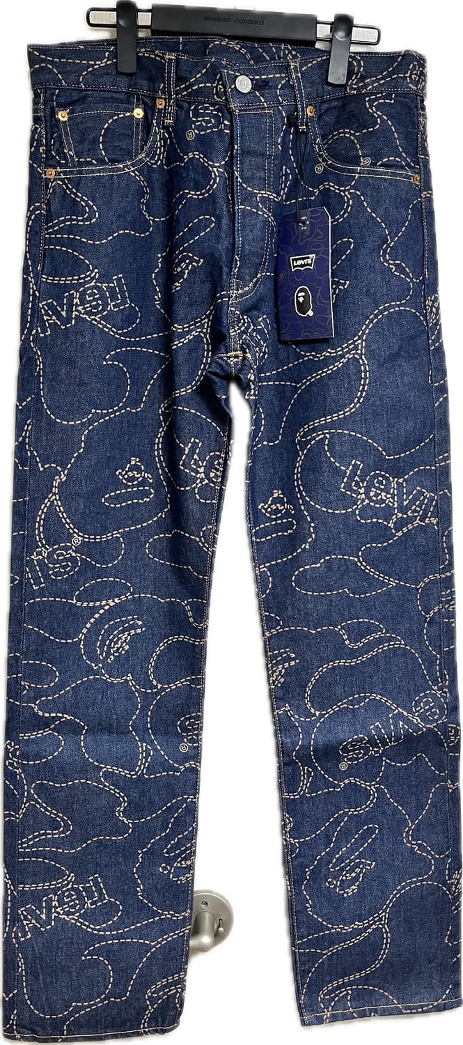 베이프 리바이스 501 93 인디고 32 상품이미지1