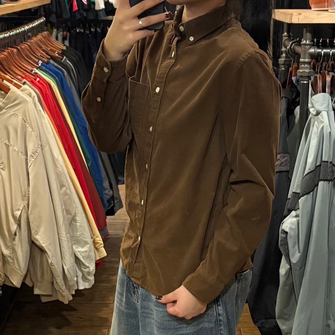 [HI] Carhartt 칼하트 코듀로이 긴팔셔츠 다크브라운 상품이미지3