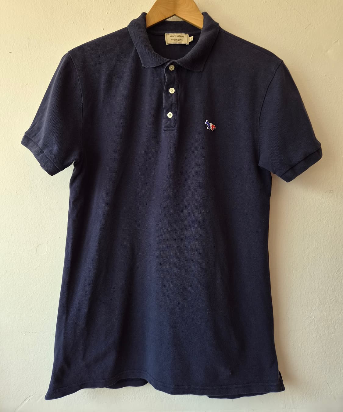 메종키츠네 남성 네이비PK반팔카라티셔츠
 상품이미지1