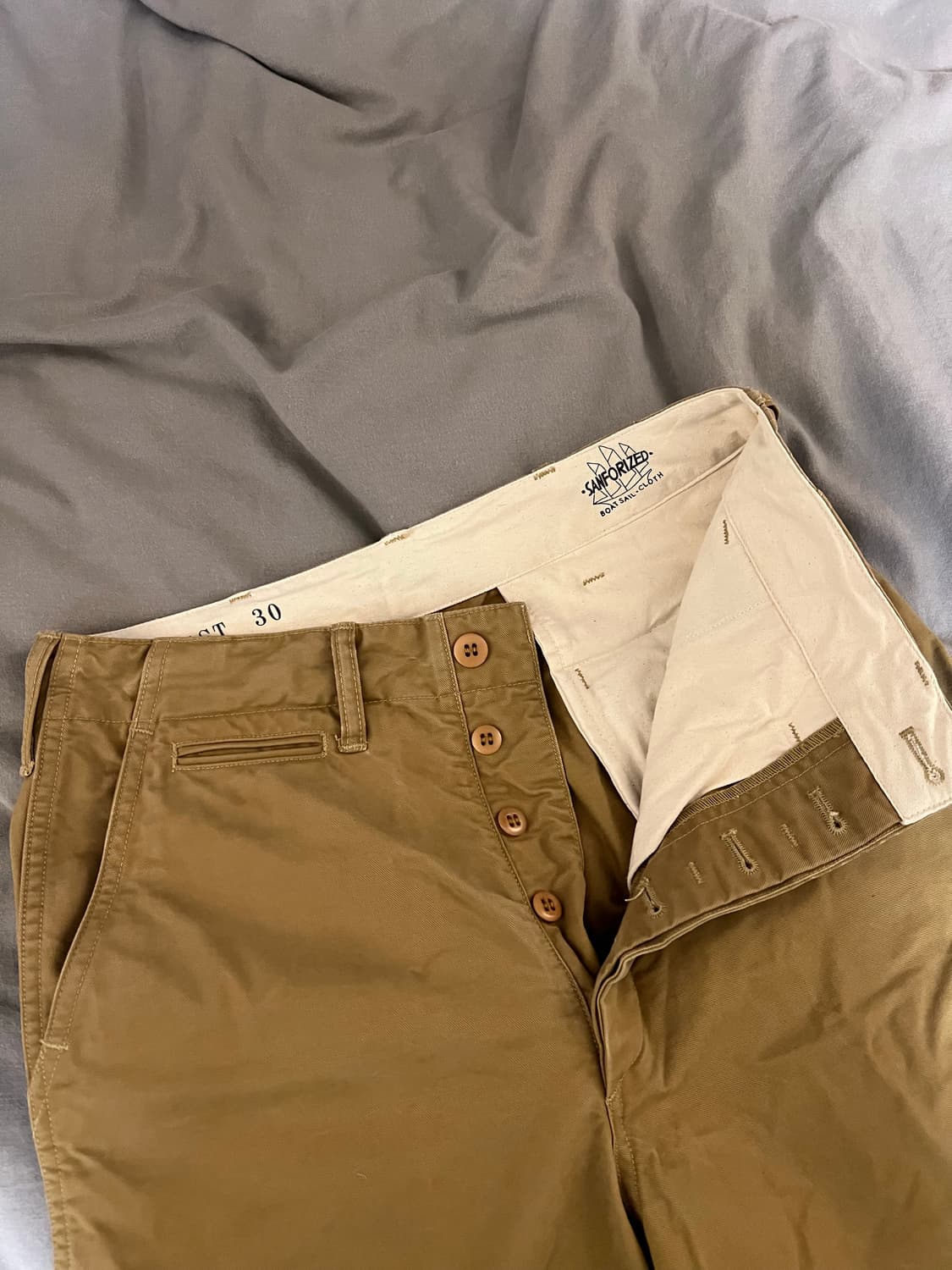 브론슨 치노 바지 브라운 30 새제품 상품이미지2