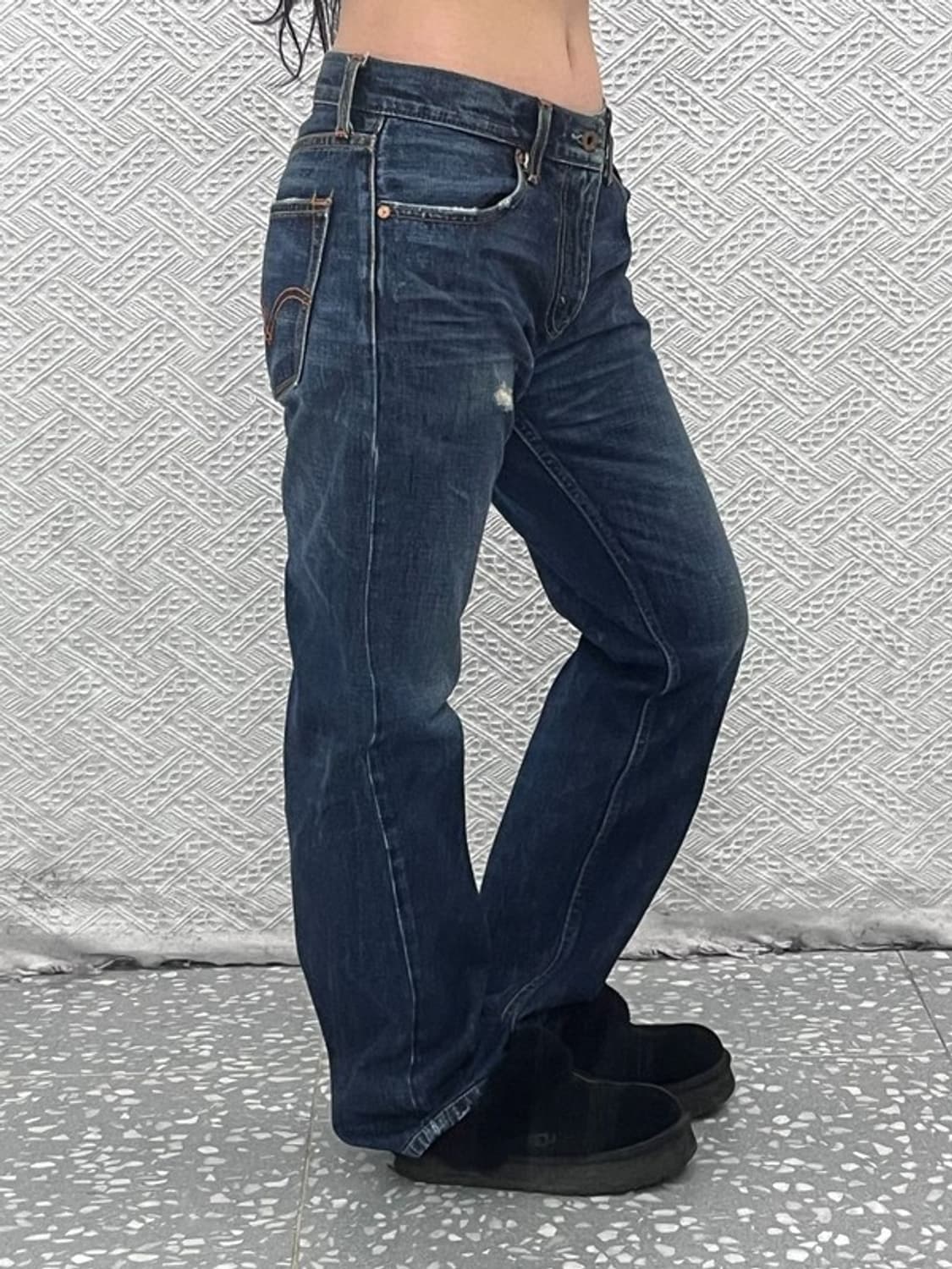 리바이스 523 빈티지 레트로 오렌지패치 데님팬츠 30인치 C07144 상품이미지2