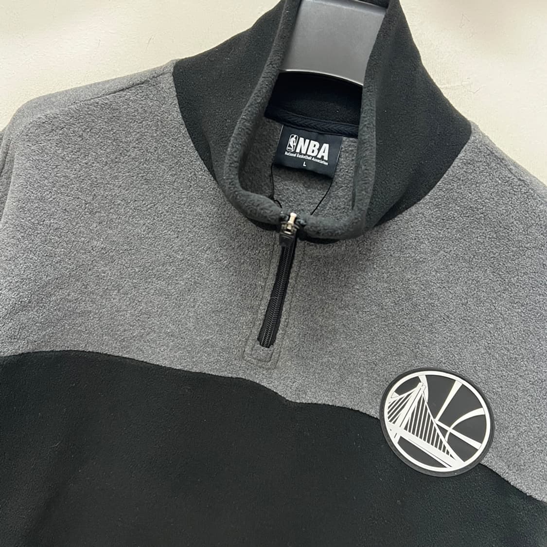 NBA 골든스테이트 워리어스 하프집업 플리스 L 상품이미지4