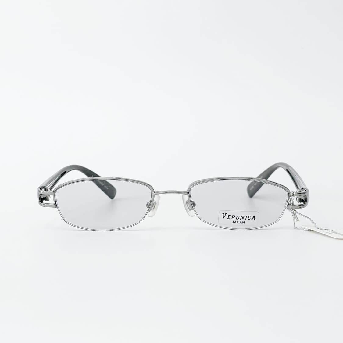 VERONICA 실버 틴트 반무테 메탈 데드스탁 빈티지안경 상품이미지2