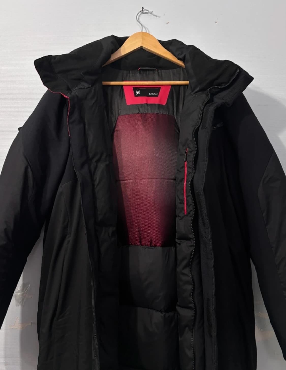 스파이더 롱패딩 블랙 105 상품이미지1