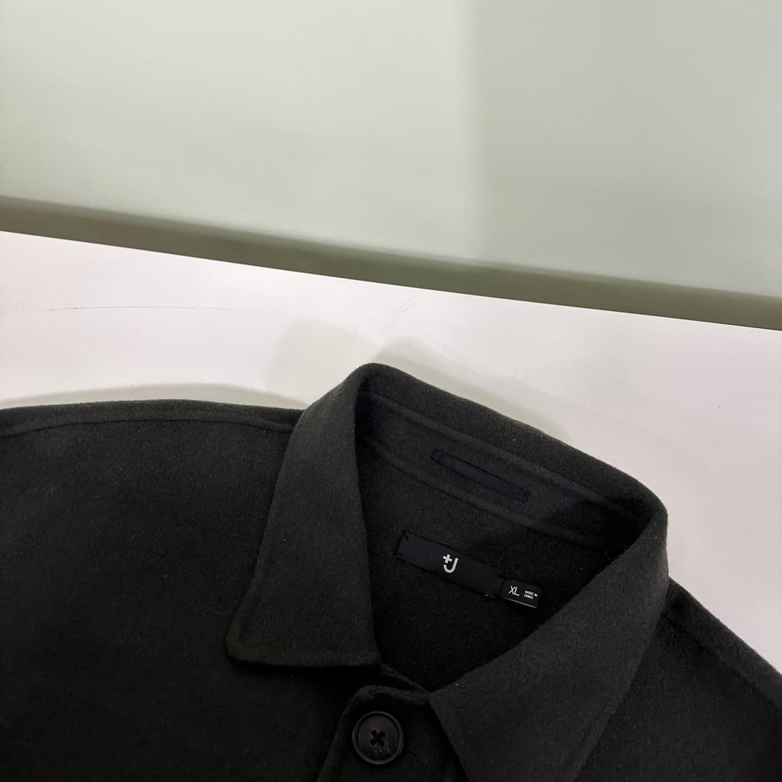 XL 유니클로 질샌더 +J 진그레이 울 셔츠 자켓 상품이미지4
