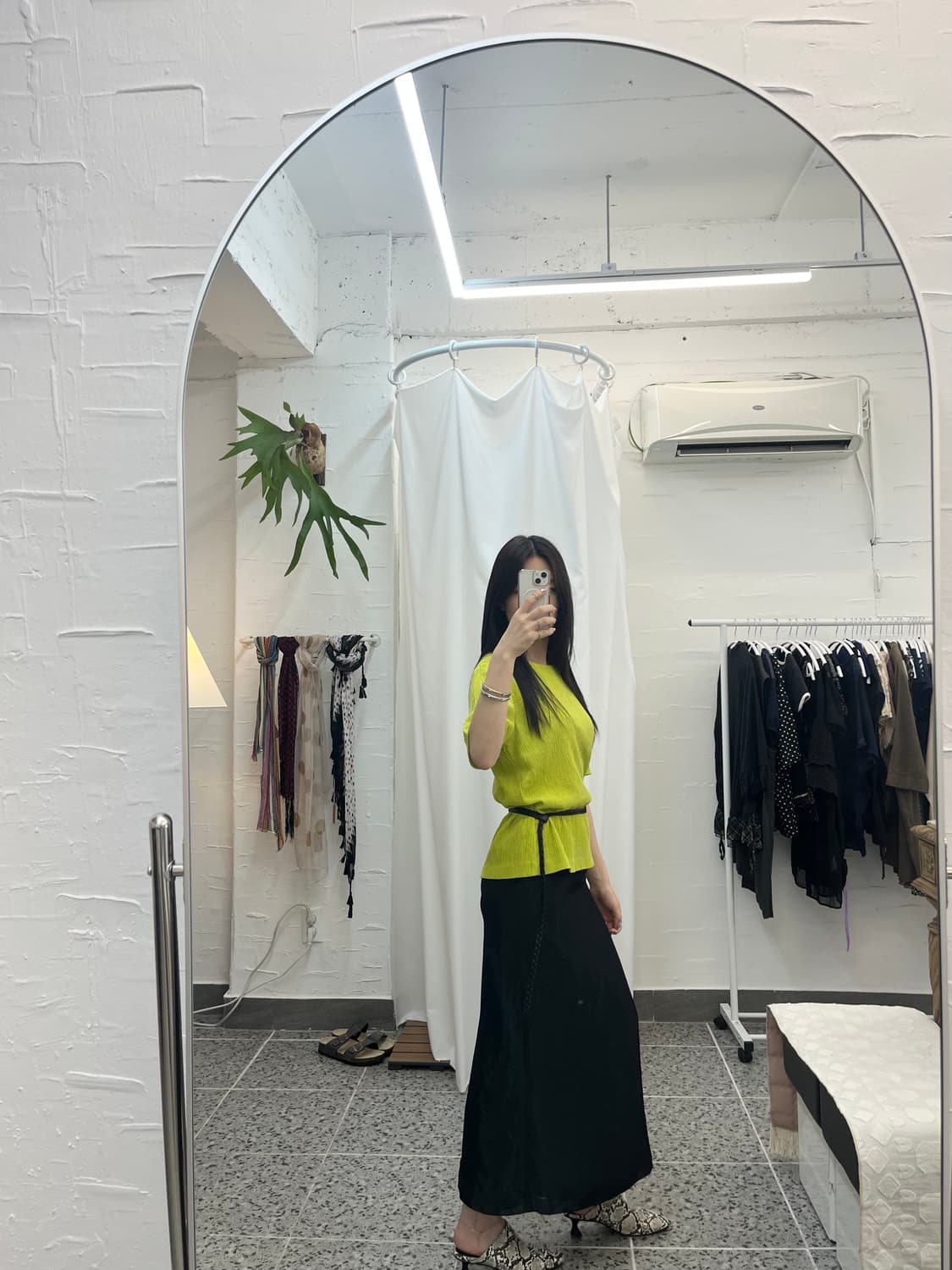 리프 포인트 롱스커트 상품이미지6
