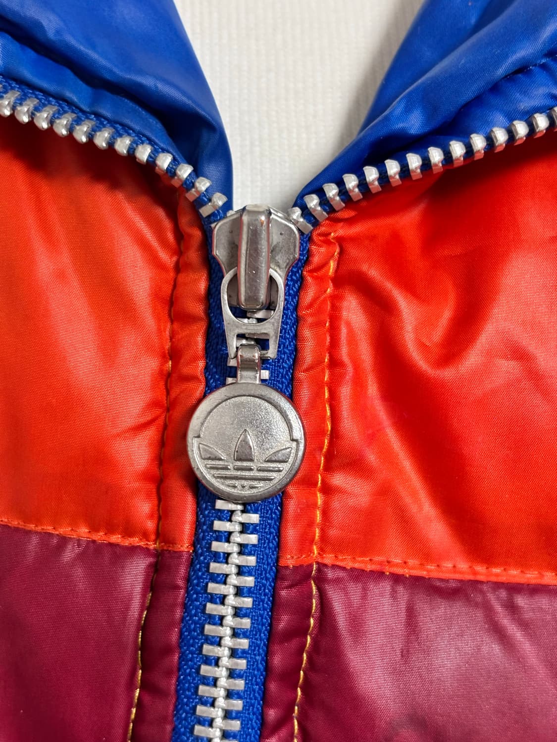 빈티지 아디다스 컬러블록 덕다운 오리털 패딩 상품이미지4