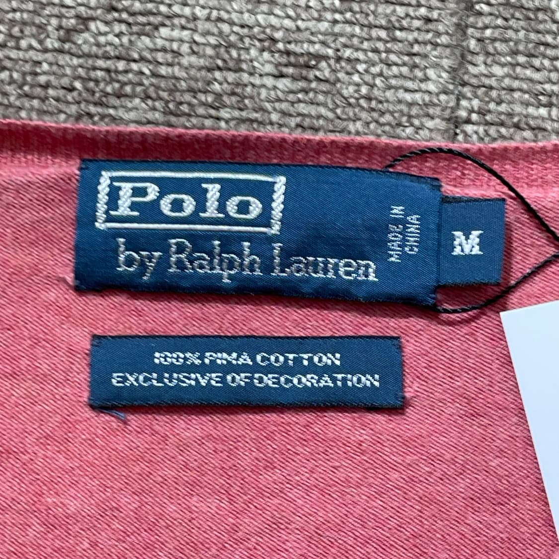 (M) POLO 폴로 랄프로렌 피마코튼 브이넥 니트 상품이미지7