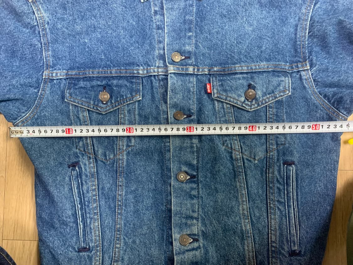 80s USA 빈티지 리바이스 70507 3세대 데님 트러커 자켓 상품이미지9