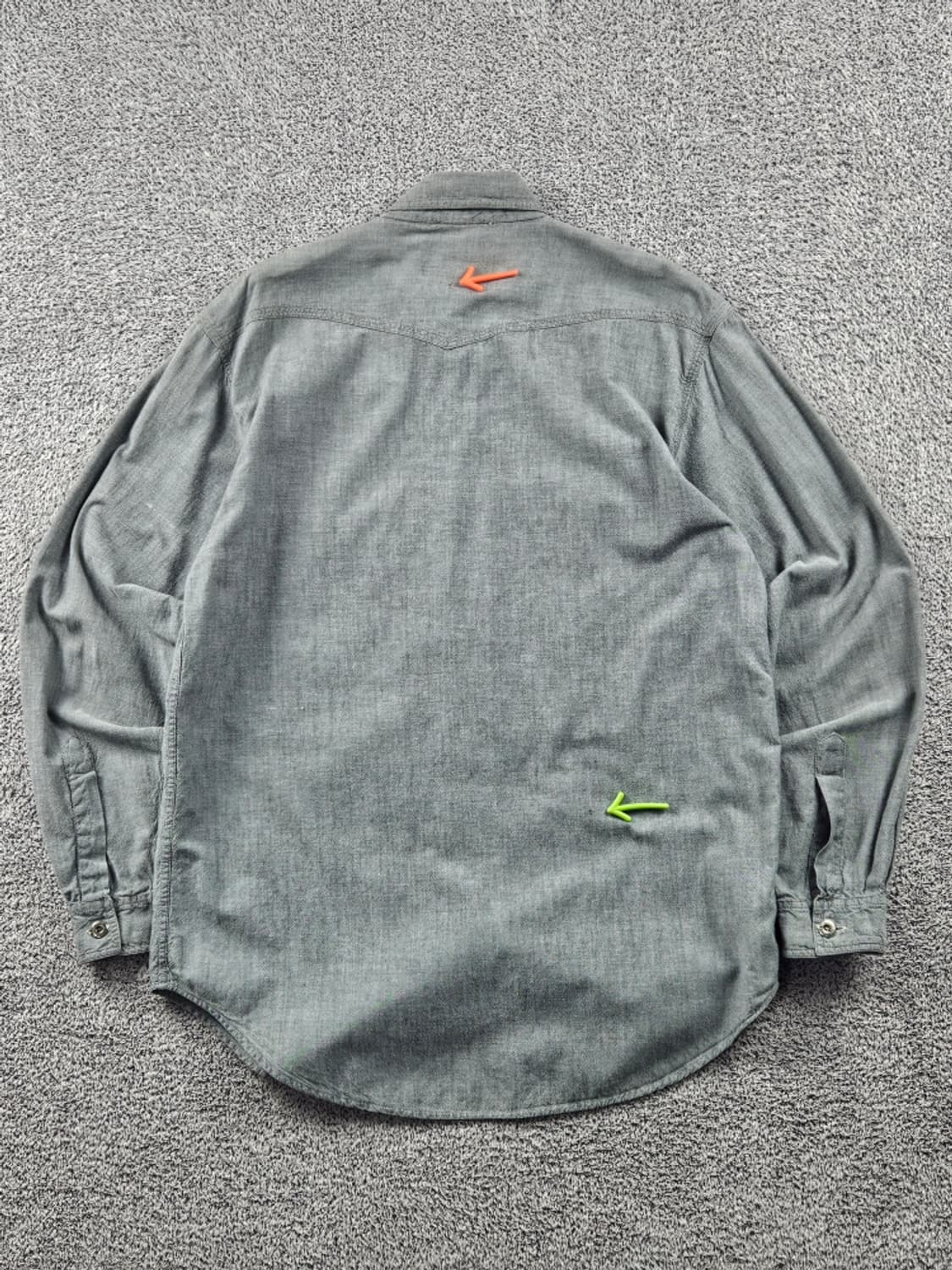 할리데이비슨 자수로고 포켓 바이커 셔츠 ( M ) / 8042 상품이미지5