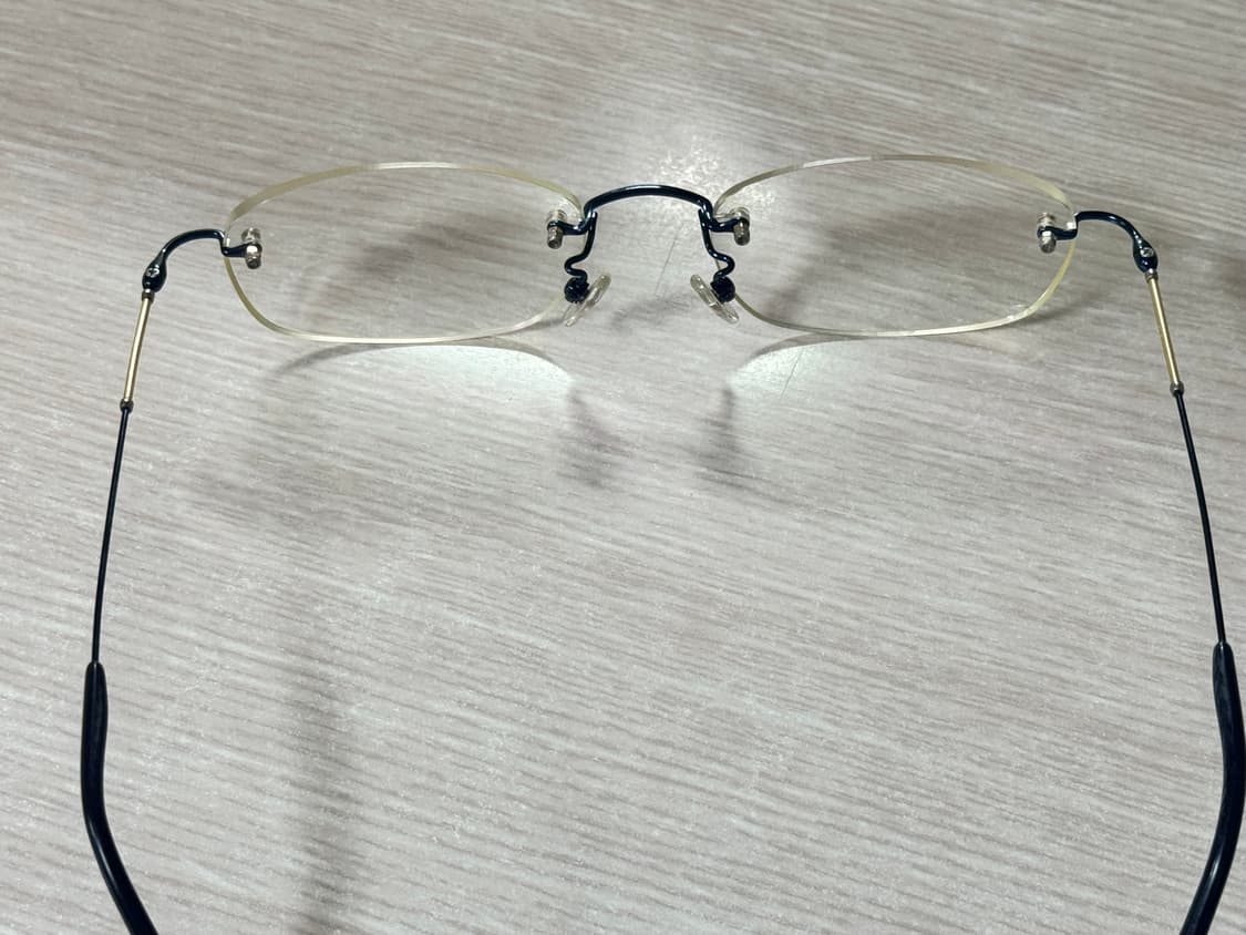 쥬라옵티크 vintage 무테 안경 상품이미지2