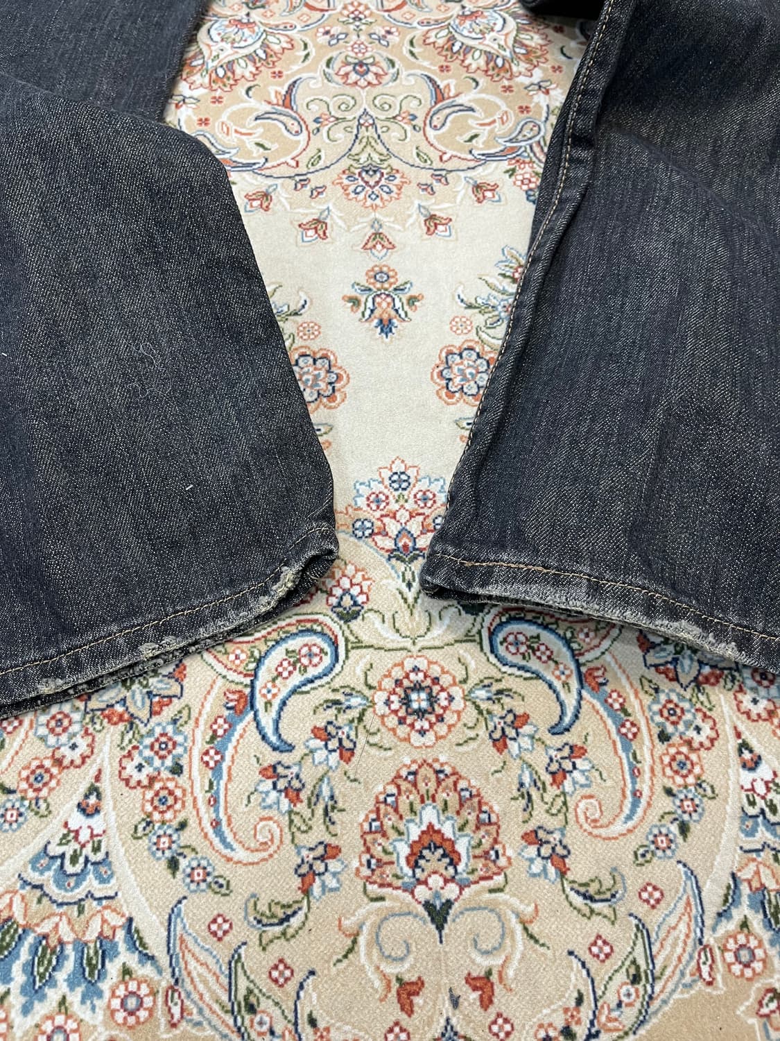 리바이스 501 흑청 데님팬츠 바지 상품이미지6