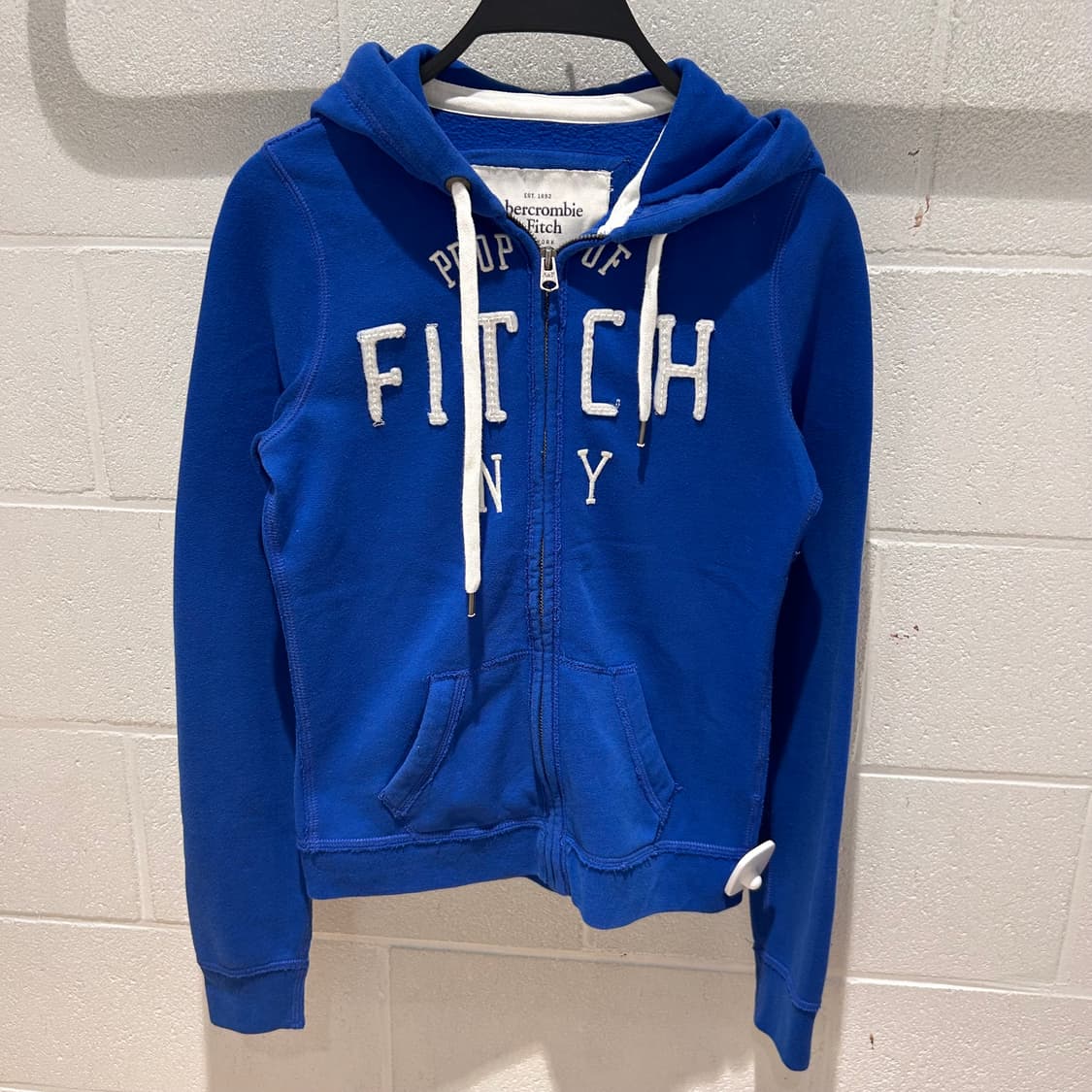 Abecrombie Blue Zip-Up Hoodie 상품이미지7