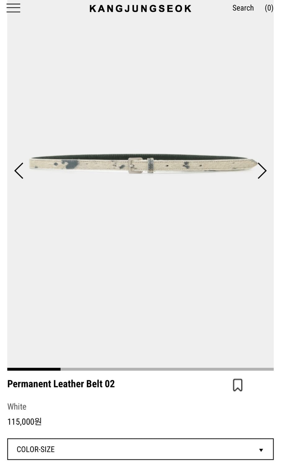 강정석 25fw 송치벨트 상품이미지1