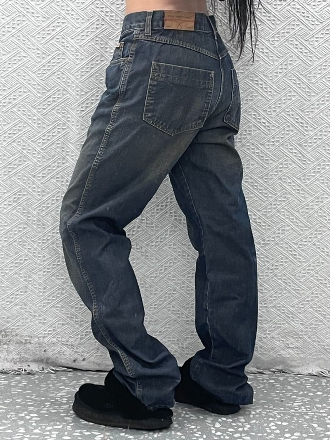 캘빈클라인 올드스쿨 빈티지 세미 와이드 데님팬츠 33인치 C09217 상품이미지1