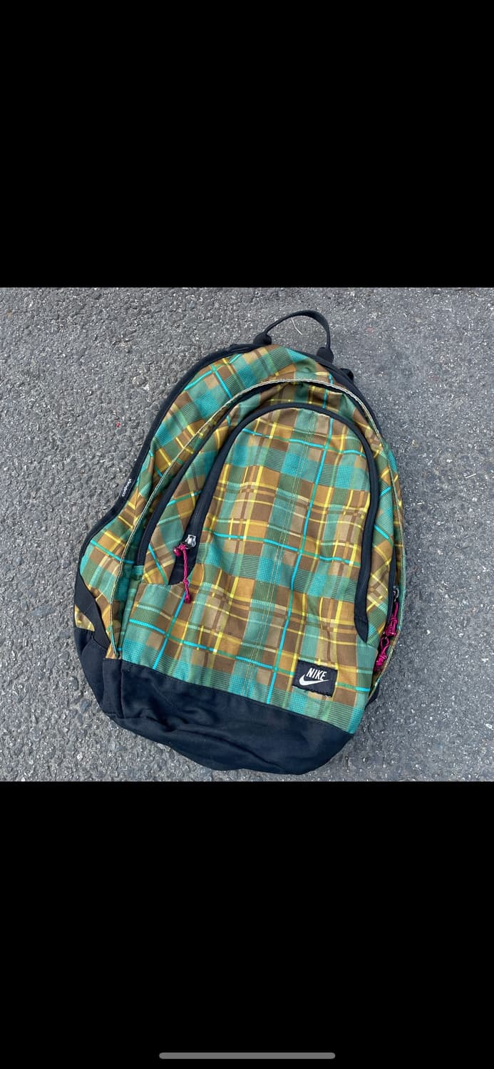 나이키 단종 모델 헤이워드 초판 타탄 체크 올드스쿨 백팩 가방 상품이미지8