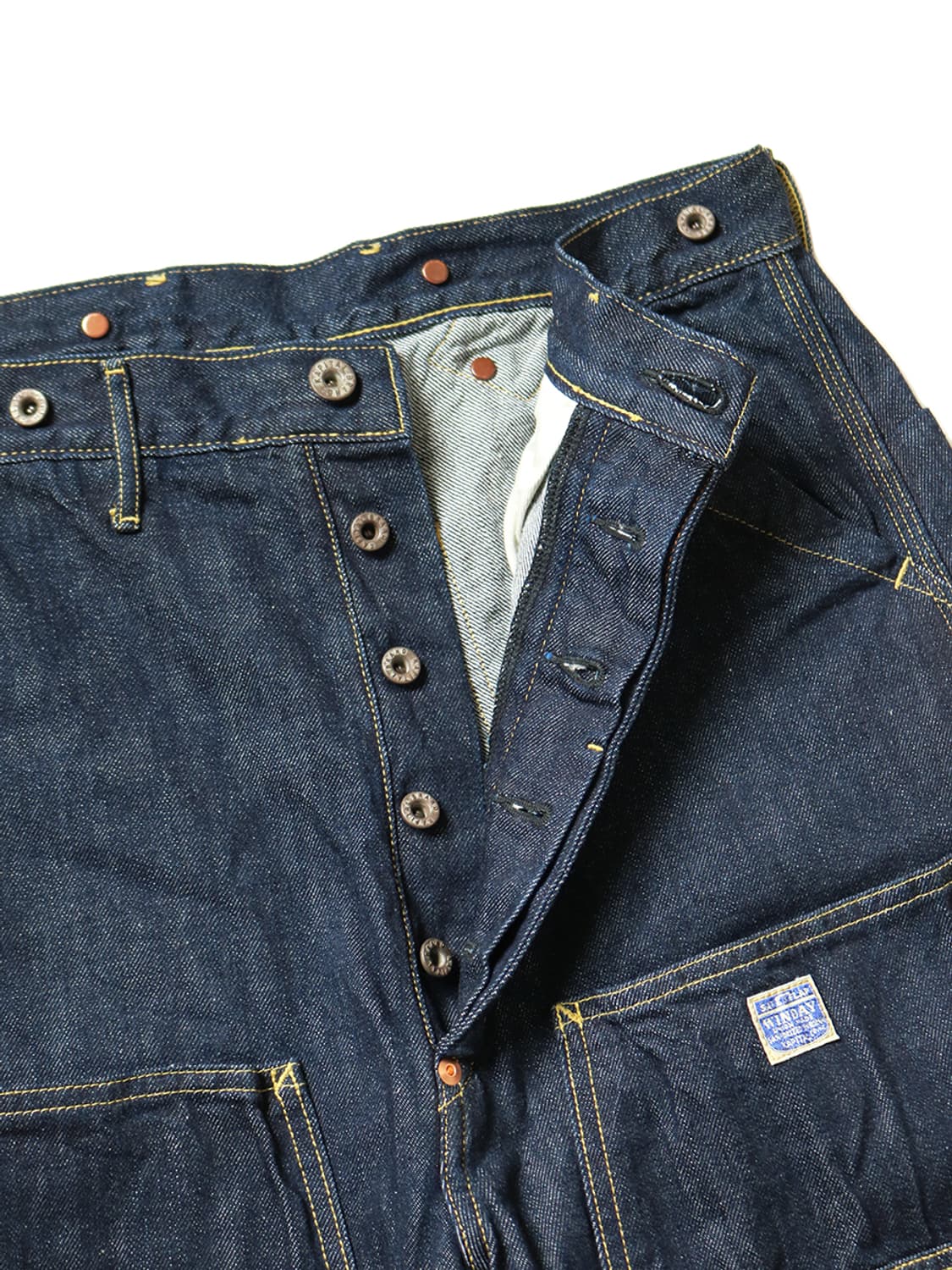 캐피탈 11.5온즈 데님 럼버 팬츠 인디고 3 EK1421LP 상품이미지4