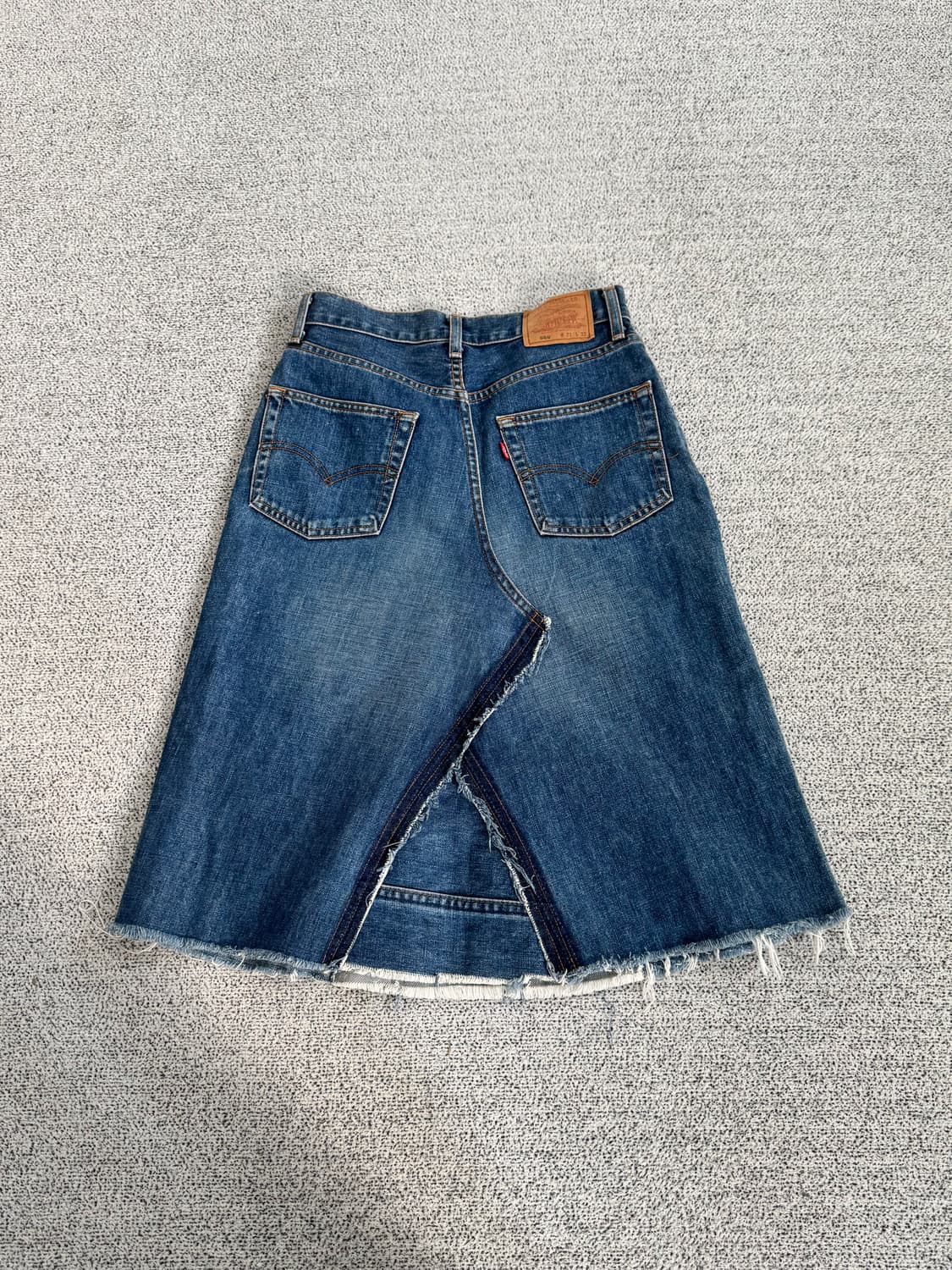 리바이스 데님 미디 스커트 상품이미지5