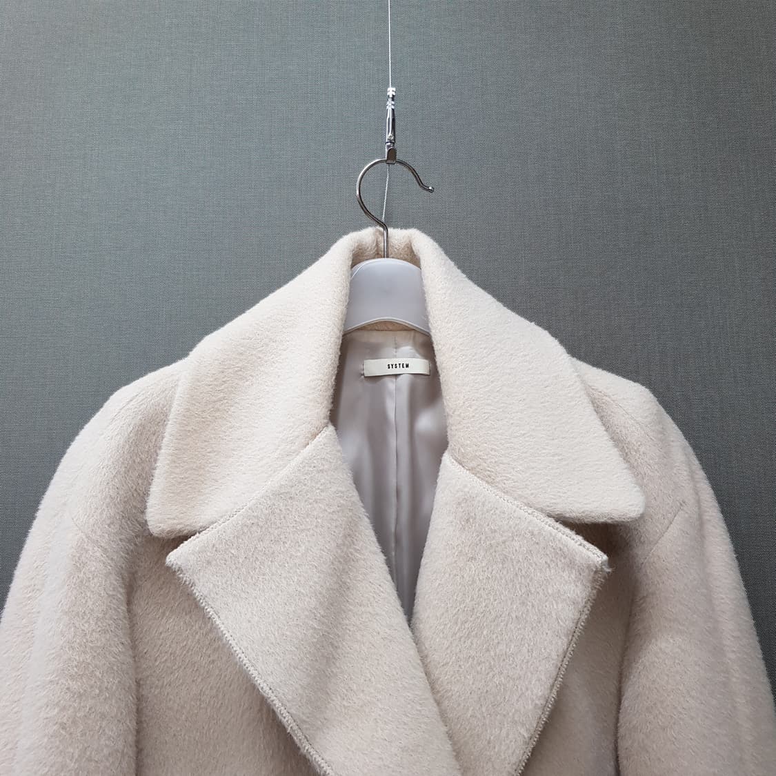 한섬 시스템  베이비 라마 울 롱코트 82-94-160 사이즈 상품이미지2