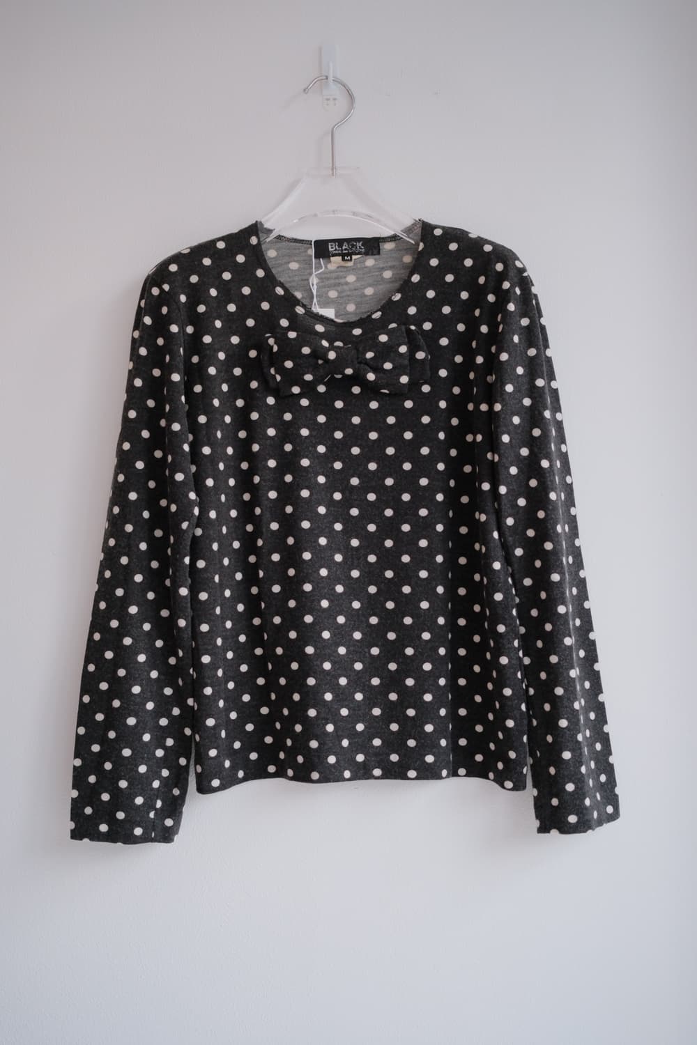 Ribbon dot wool top 상품이미지6