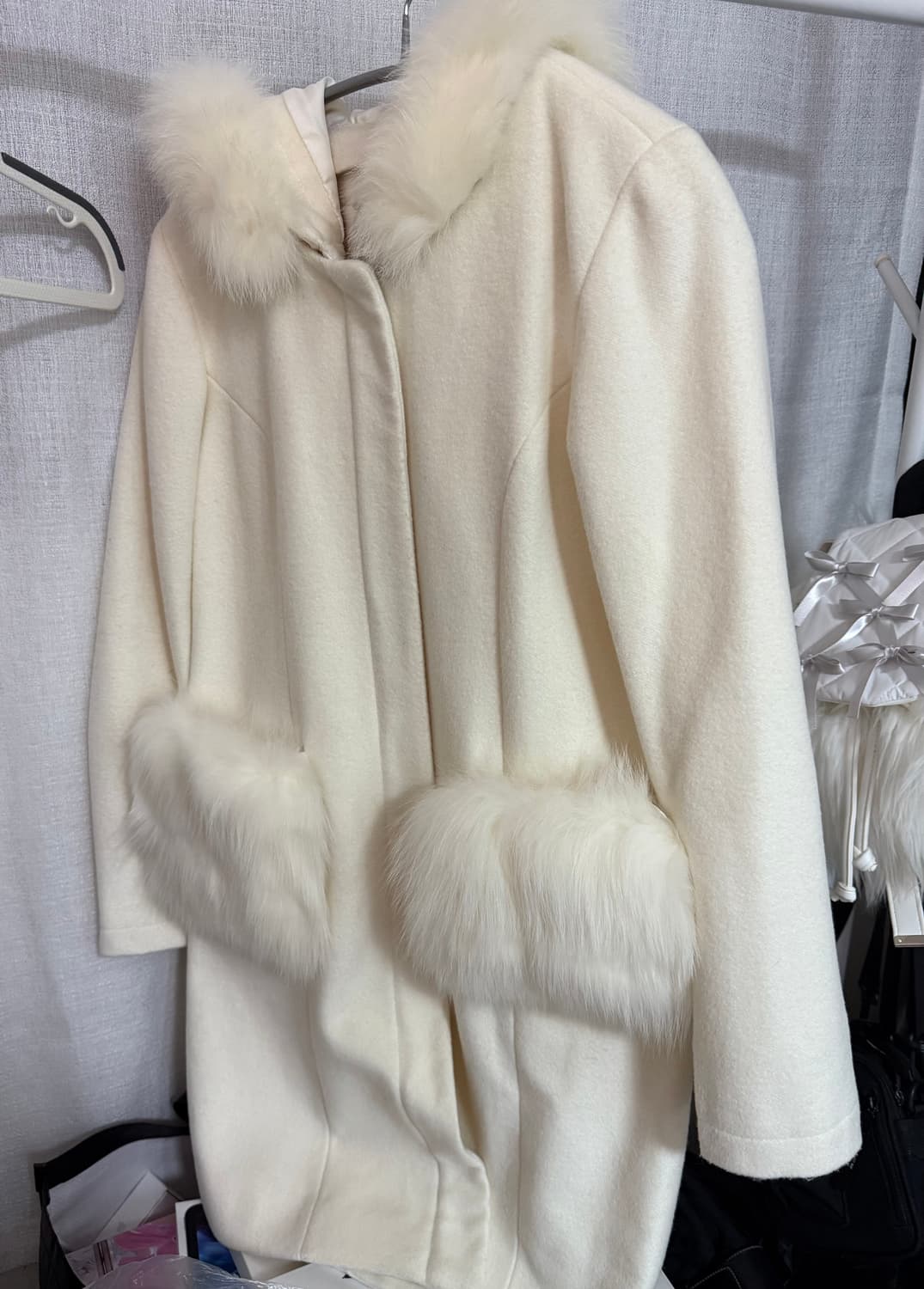 세실맥비 Cecil McBee 달천깔 히메갸루 퍼후드 코트 상품이미지1