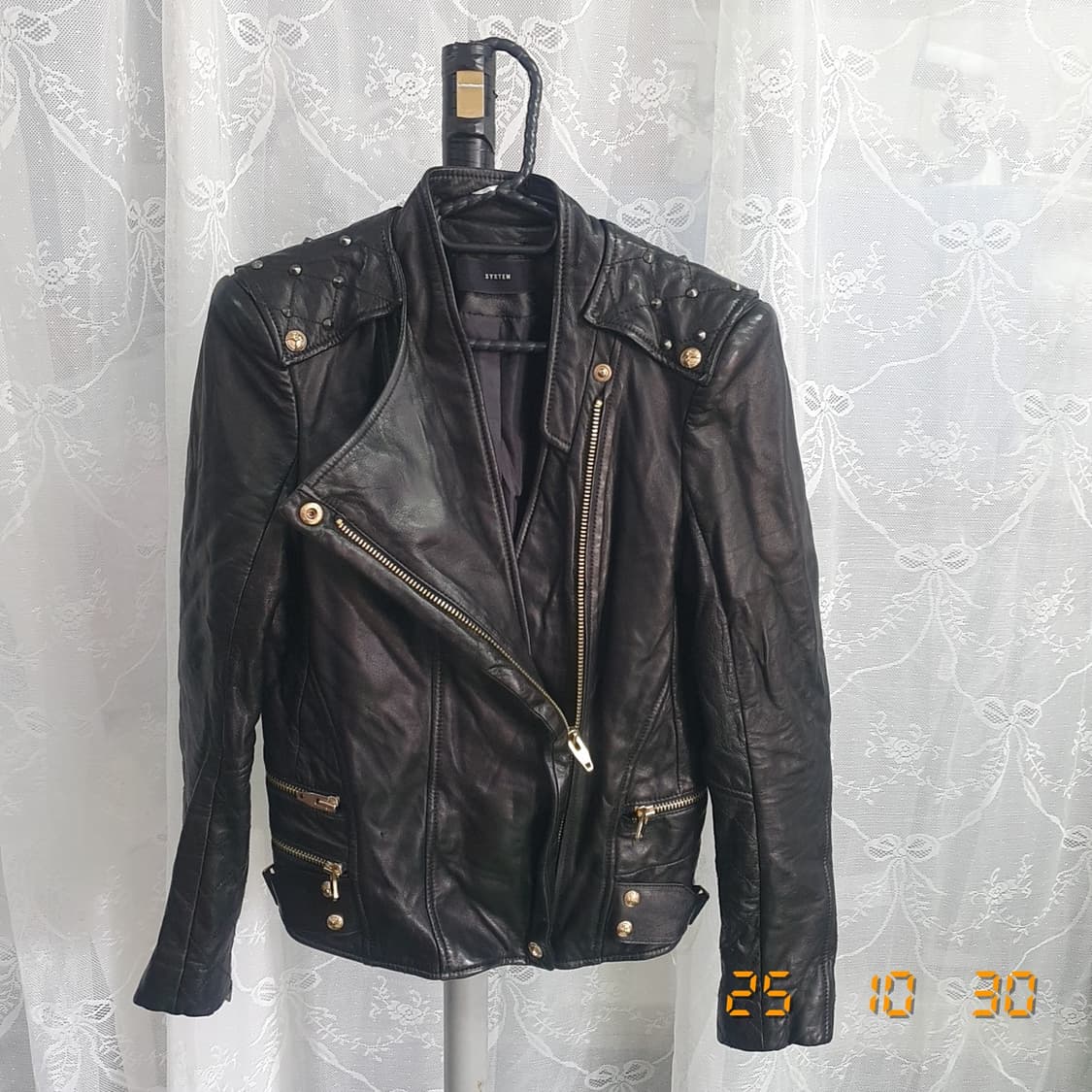 시스템 여성 양가죽자켓 88-98-165 (블랙) 상품이미지1