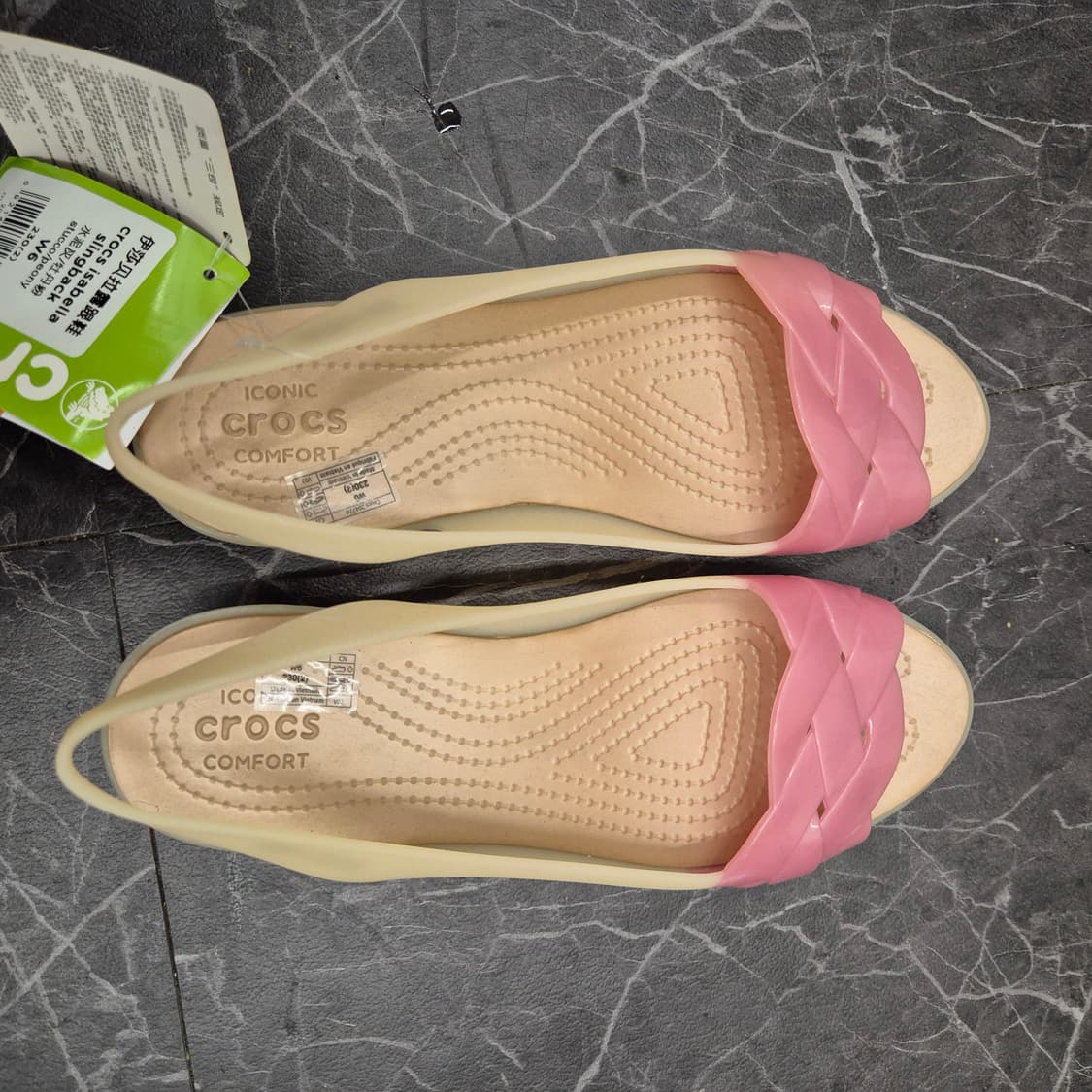CROCS / 이사벨라 슬링백 stucco/peony 상품이미지2