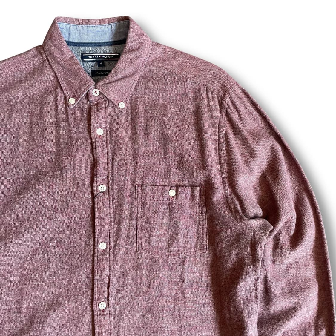 타미힐피거 뉴욕핏 원포켓 긴팔 셔츠 M 상품이미지3