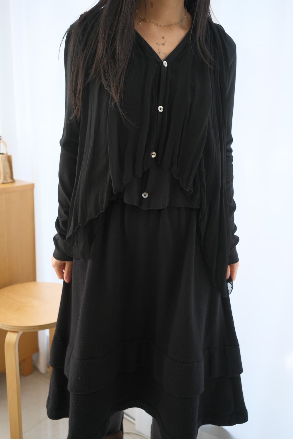 96s Knitted frill skirt 상품이미지4