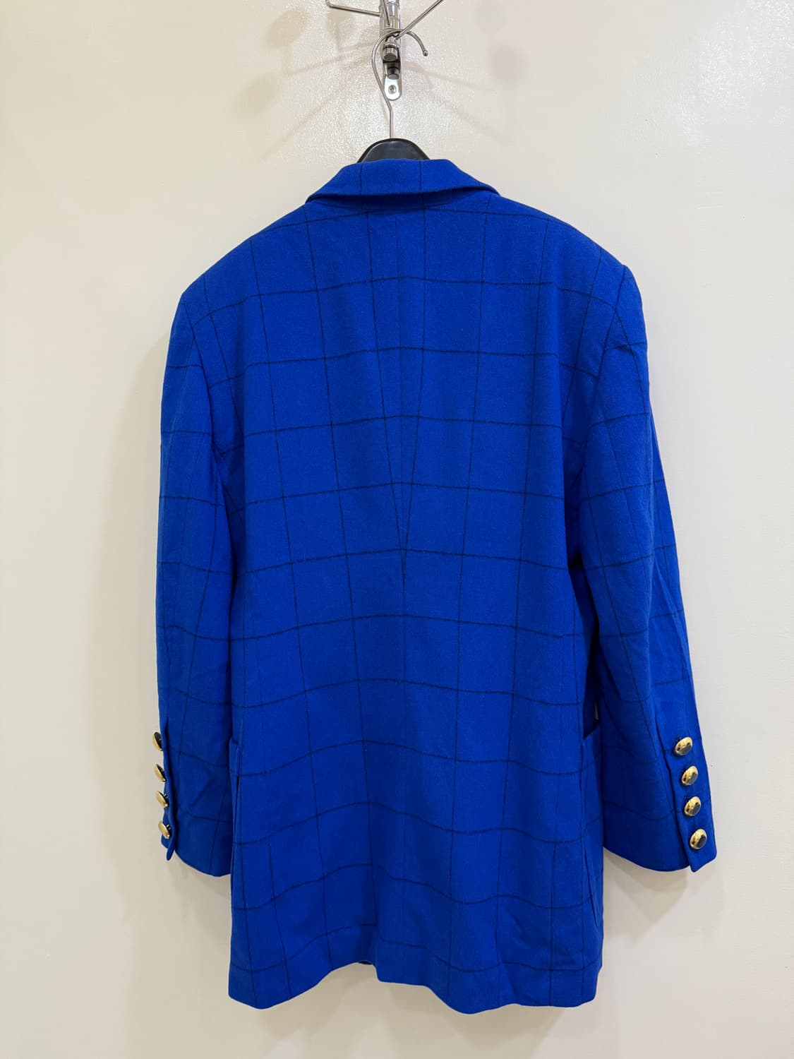 에스까다 체크 모 자켓 정품 상품이미지3