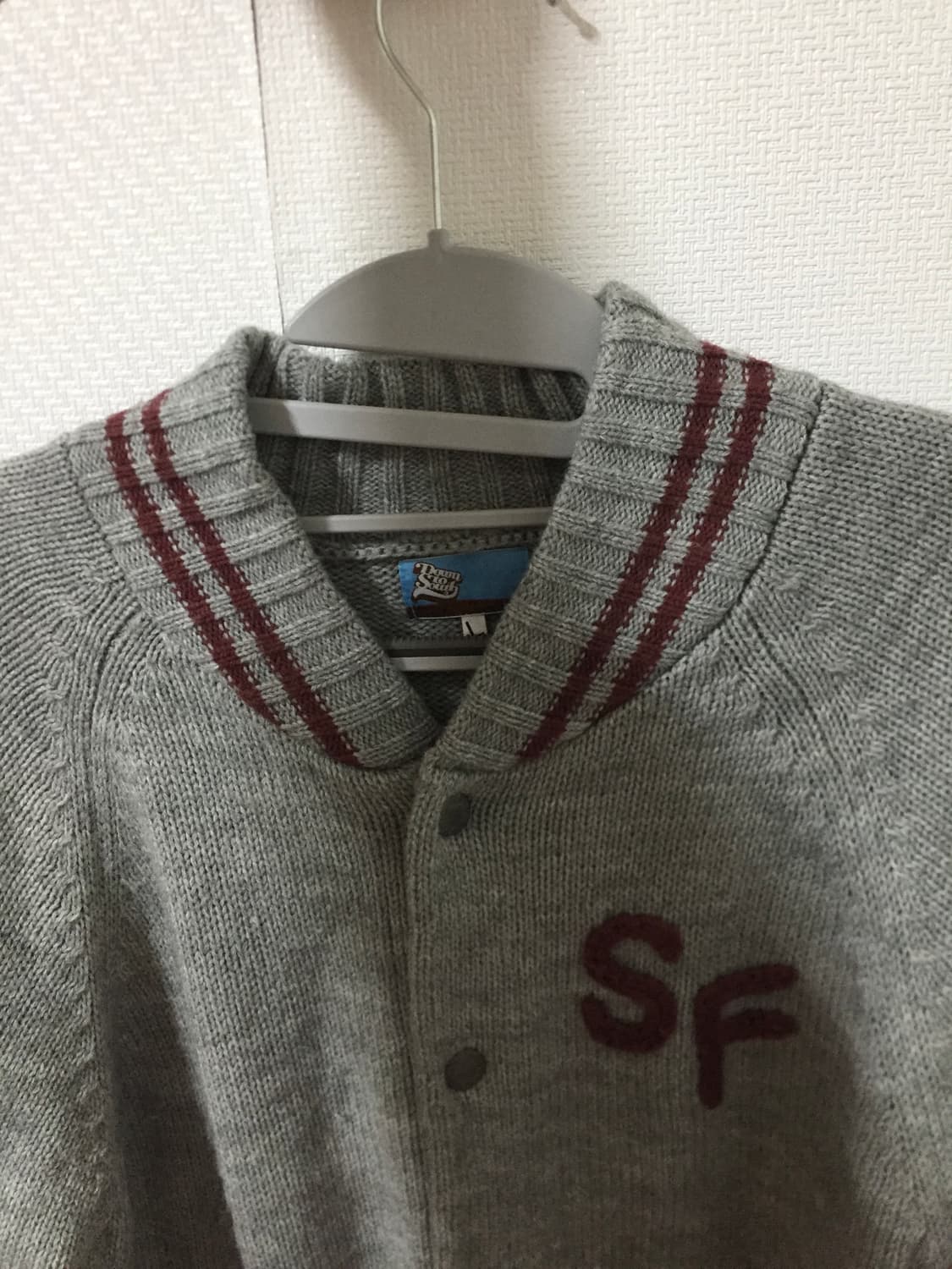 vintage patch knit varsity outer 상품이미지4