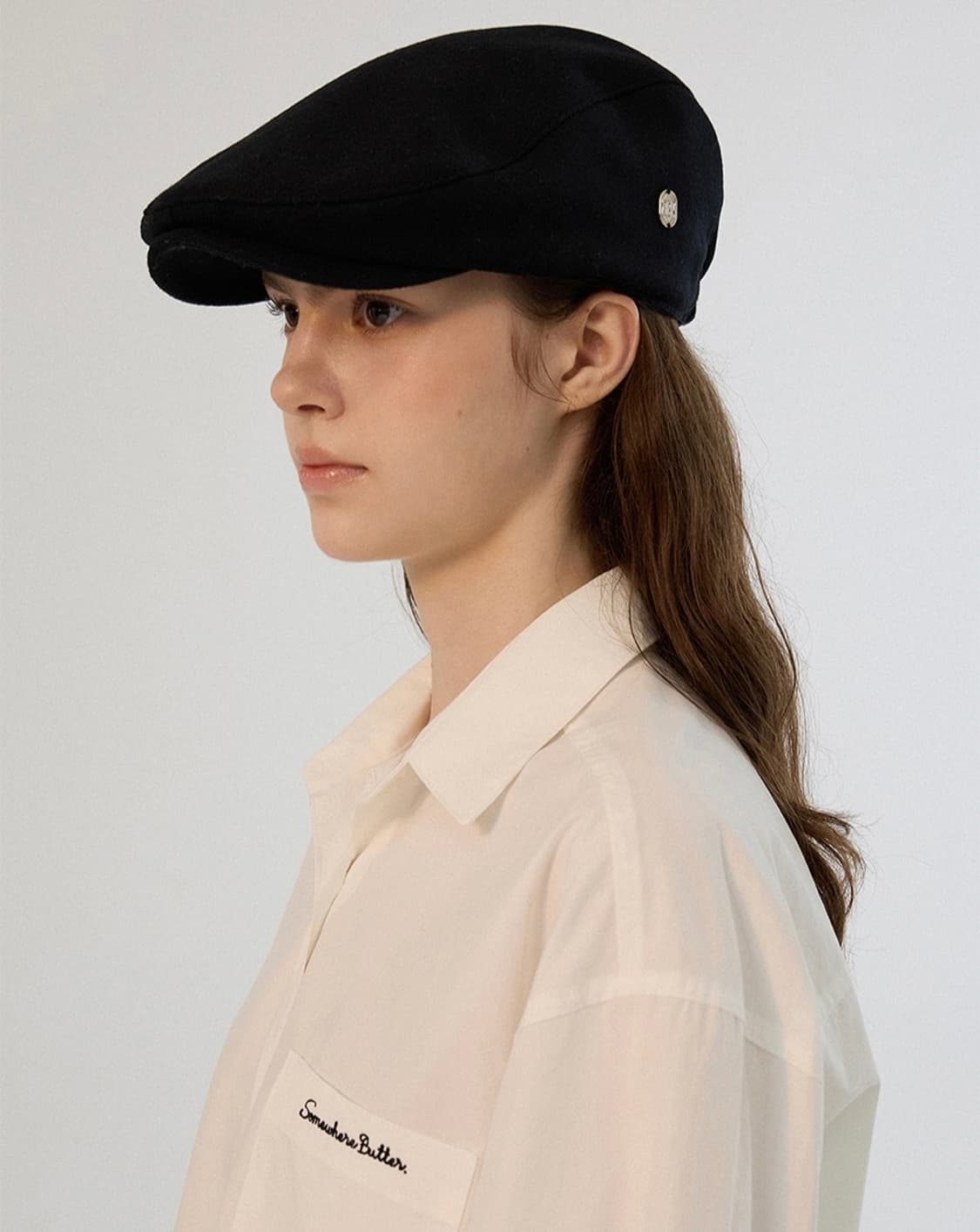 썸웨어버터 헌팅캡 블랙 상품이미지1