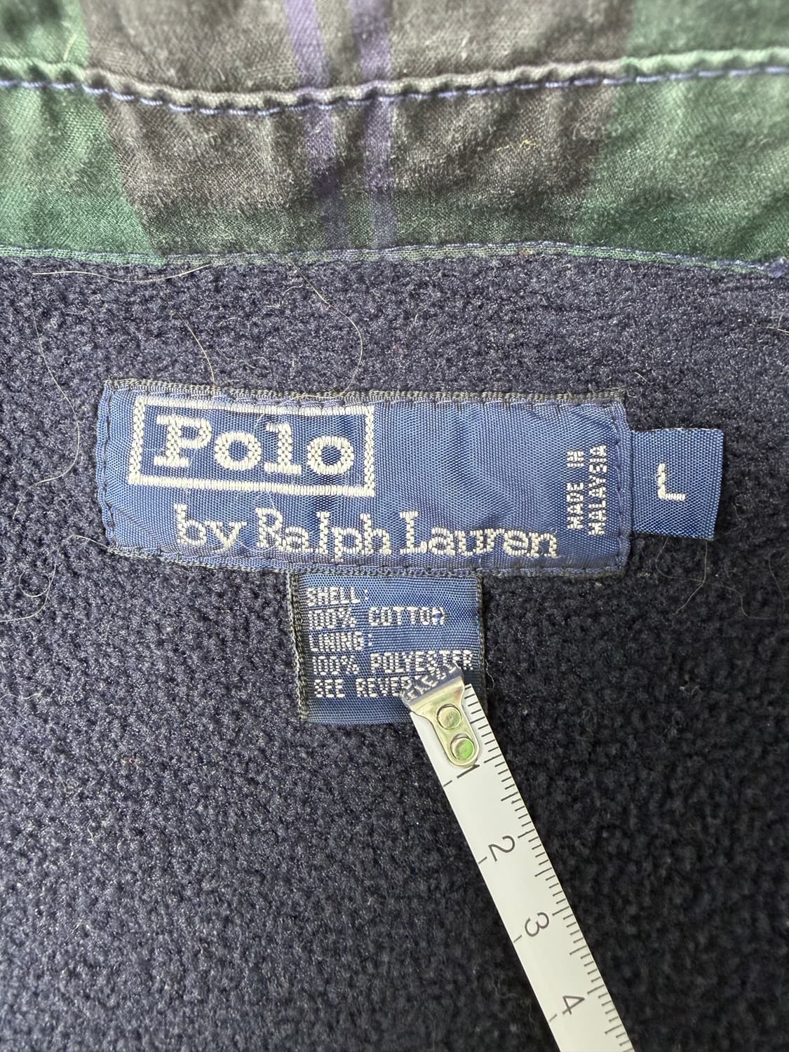 90s Polo Sport Plaid Jacket (green/blue) 상품이미지3