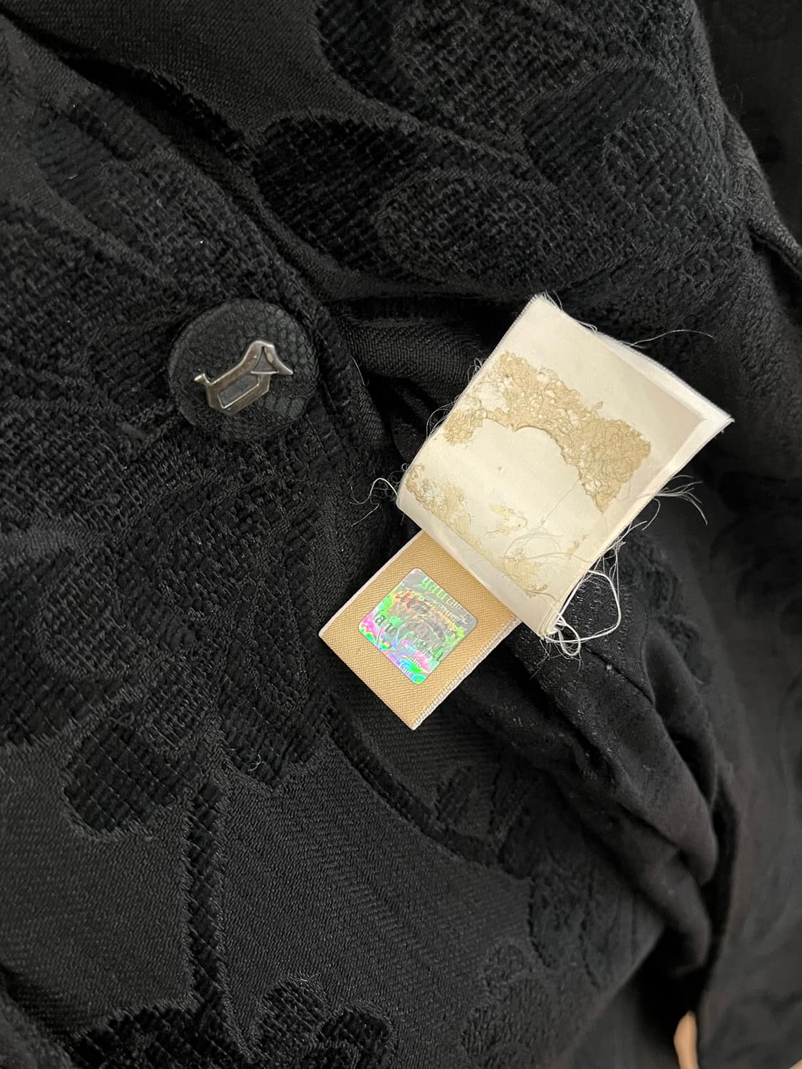 존갈리아노 2007FW 아카이브 플로럴 엠브로이드 코트 상품이미지7