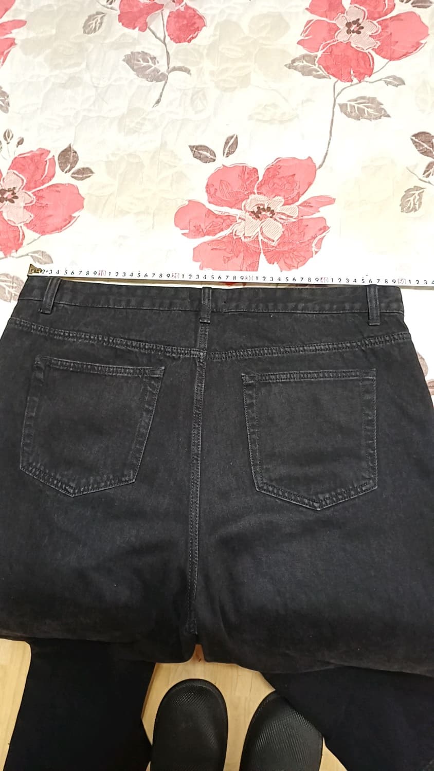 무신사 워시드블랙진 실측39인치 기장108 상품이미지5