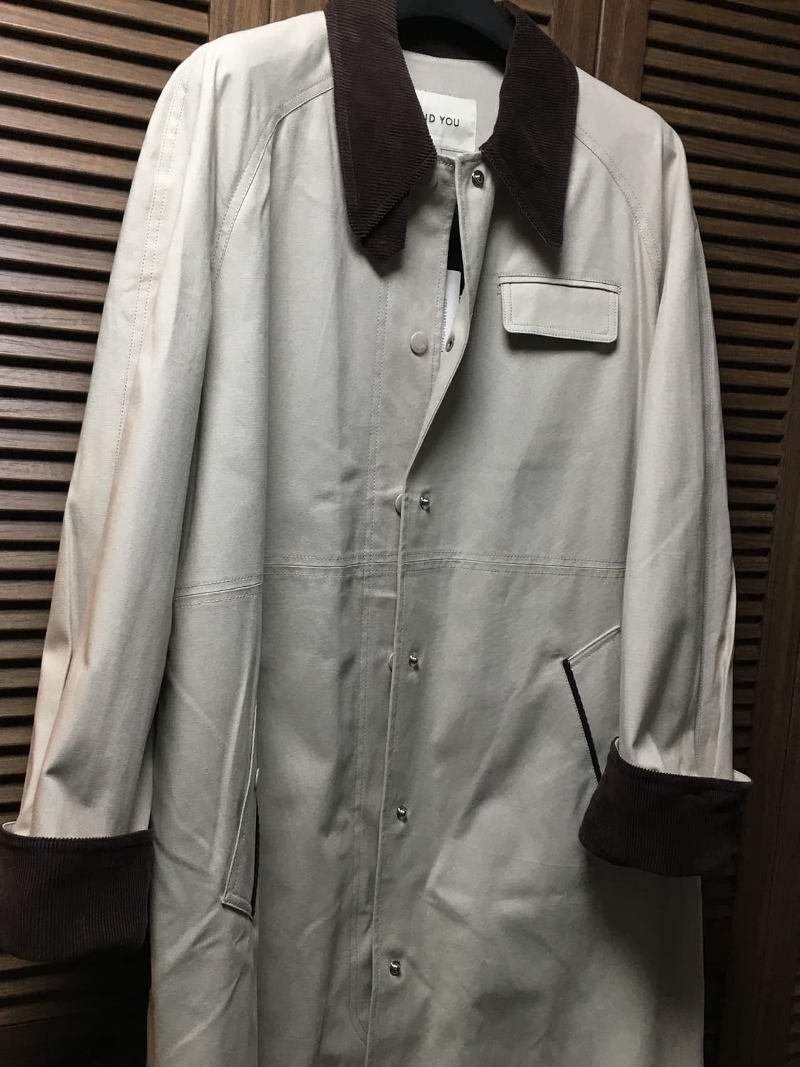 AND YOU 트렌치 코트 새상품 상품이미지4