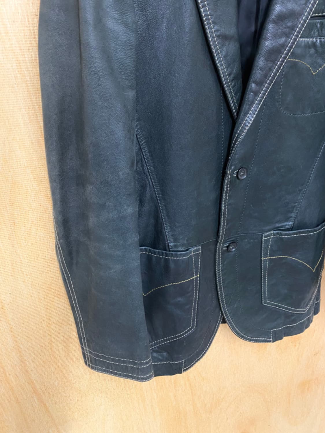 VTG western leather blazer 상품이미지9