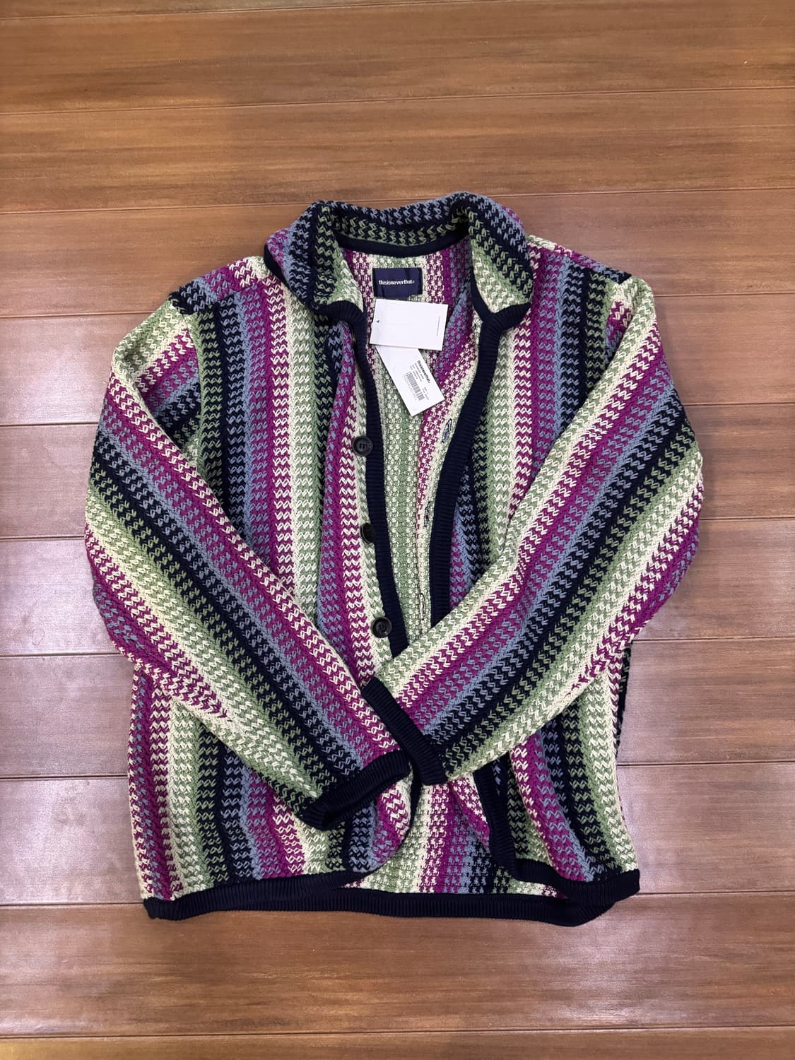 디스이즈네버댓 크로켓 니트 새상품 xl 상품이미지1