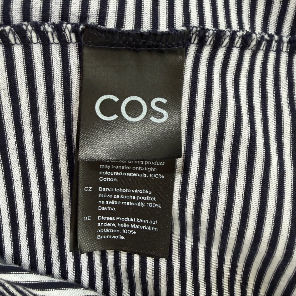 [L] COS 코스 스트라이프 티셔츠 상품이미지5