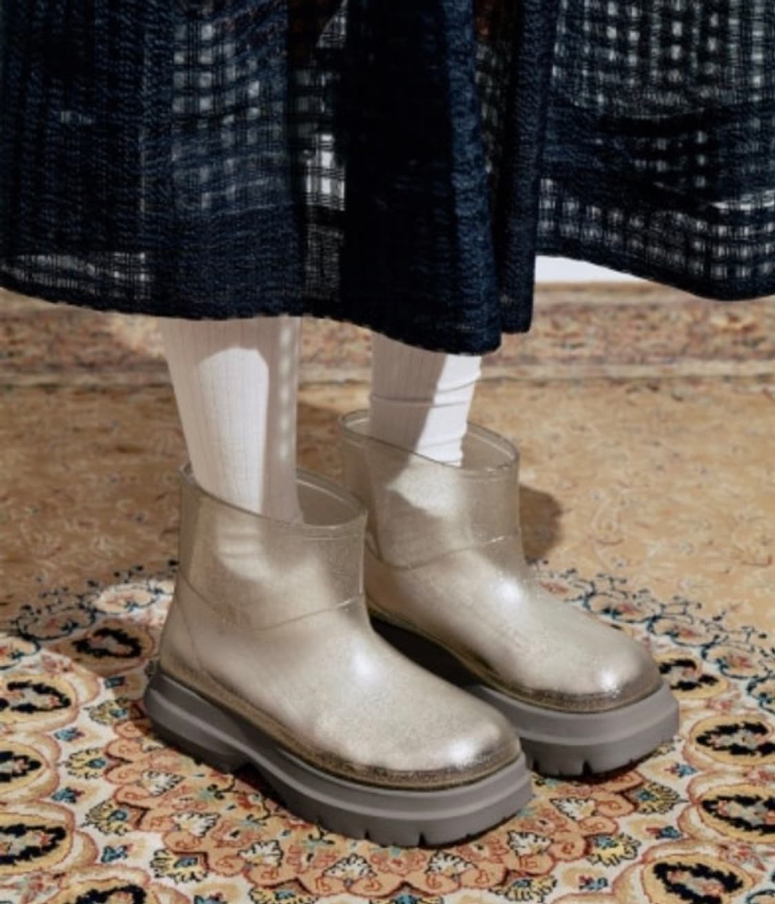 락피쉬웨더웨어 서지수픽 glair flatform short boots  상품이미지1